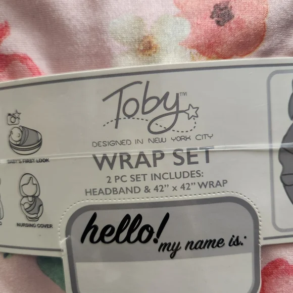 Floral Pink Wrap Set for Kids - Picture 4 of 4